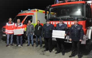 Spende BRK und Feuerwehr